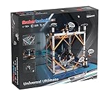 fischertechnik 576102 Universal Ultimate – Kreatives Konstruktionsspielzeug ab 10 Jahren, Bausatz mit 10 Modellen inkl. Greifarm, orange