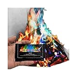 Thoquene 10 PCS 10 G Feuerfarben Pulver, Buntes Feuer Pulver, Magic Fire