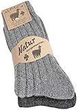 Alpaka Thermosocken Alpakasocken Wollsocken Wintersocken (39-42, 501-F3A-GG)