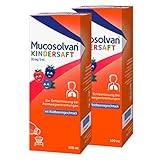 MUCOSOLVAN Kindersaft 30 mg/5 ml, 2 x 100 ml, Hustenlöser mit Ambroxol