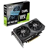 ASUS GeForce Dual RTX 3050 8GB OC Edition Gaming Grafikkarte (NVIDIA Ampere, GDDR6 Speicher, PCIe 4.0, 1x HDMI 2.1, 3X DisplayPort 1.4a, DUAL-RTX3050-O8G) 3304807664, Schwarz