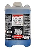 CleanPrince Ultraschallreiniger 10 Liter alkalisch | für Teilewaschgeräte Ultraschallreinigungsmittel Öl Fett und Harz Ultraschall