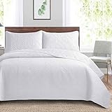 3-teiliges übergroßes Tagesdecken-Set, weiche und bequeme Überwurfdecke, Doppelbettbezug, luxuriöse gesteppte Bettwäsche, 220 x 240 cm, Bettwäsche für gemütlichen Schlaf