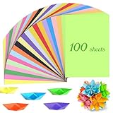 MumdoYAL 100 Blatt buntes Papier A4，buntes Papier，Origami Papier，buntpapier，Origami Papier für Diy Origami und Bastelprojekte(70 g/m²) (100 Blatt)（20 Farben）