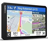 Garmin dēzl LGV 710 MT-D EU – LKW-Navigationsgerät mit 7“ (17,7 cm) Farbdisplay, vorinstallierten EU Karten (46 Länder), fahrzeugspezifischem Routing, Echtzeitdienste & Zielorte mit Satellitenbildern