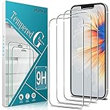 Slanku [3 Pack Displayschutzfolie für iPhone 13 Pro Max Panzerglas,9H Härte,Kratzfest Öldicht,Anti-Fingerabdruck,Blasenfrei,Einfach zu installieren