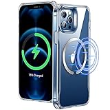ESR für iPhone 12 Pro Max Hülle, Kompatibel mit MagSafe, Classic Hybrid Magnet Handyhülle iPhone 12 Pro Max Case Militärnorm Sturzschutz Kratzfeste Rückseite, Klar