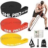 Resistance Bands for Working Out, Durable Exercise Bands Resistance, Thick Stretch Bands for Fitness Exercise, Yoga, Strength Training, Physical Therapy (3 Pcs Set)