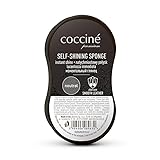 Coccine - Schuhputzschwamm, Leder Schuhreinger Glanzschwamm, Schwamm im Kompakten Reiseformat für Lederschuhe, Schuhschwamm Reinigt und Verleiht Glanz