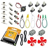 InputMakers – Fortgeschrittene Pädagogische Elektro Kit – Elektrobaukasten für kinder, Elektromotor, Elektro Baukasten, Kinder Electric, dc Motor, Elektro Experimentierkasten, easy elektro start