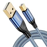 USB-Druckerkabel 3M,USB A auf USB B Drucker Kabel,USB 2.0 Typ B Kabel Hochgeschwindigkeits-Scanner kompatibel mit Lexmark, Dell, HP, Canon, Epson, Xerox, Brother, DAC und mehr, Blau