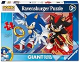 Ravensburger - Sonic Puzzle 24 Teile Giant, Puzzle Kinder 3 Jahre, 70 x 50 cm