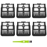 6 Stück Ersatz-HEPA-Filter für Dreame H12 Pro/H12 Pro FlexReach/H12 Dual/H12 Pro Ultra/H13 Pro/H15 Pro/H15 Pro Heat/Mova M10 Nass- und Trockensauger,Wiederverwendung und hocheffiziente Filtration