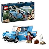 LEGO Harry Potter Fliegender Ford Anglia, baubares Spielzeug-Auto für Kinder, Geschenk für Jungs, Mädchen und alle Fans ab 7 Jahren, Set mit 2 Mini-Figuren inkl. Ron Weasley für Rollenspiele 76424