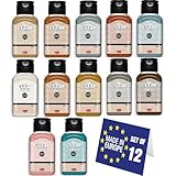 SMARTFARBEN ARTDECO Premium Acrylfarben Set Metallic Effekt 12x75ml 100% UNGIFTIG Wasserfest Acrylfarbe Metallic, ideal zum Malen, hoher Anteil an Farb-Pigmenten, ideal zum Malen, Zeichnen Dekorieren