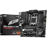 MSI PRO B650M-A WiFi Mainboard, Micro-ATX - Unterstützt AMD Ryzen 7000 Serie Prozessoren, AM5 - DDR5 Memory Boost 6400+MHz/OC, 2 x PCIe 4.0 x16, 2 x M.2 Gen4, Wi-Fi 6E