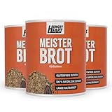 Hungry Heart - Frisches Kürbiskernbrot 3 x 480gr | Glutenfreies Brot mit 100% Natürlichen Zutaten | 4 Jahre haltbar | Snack Dosenbrot