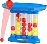 DUSUL Bounce-Ball-Spiel, Familien-Partyspiel, Jumping Connect Ball-Brettspiel – Verbinde die Bälle mit derselben Farbe in Einer Reihe, Partygeschenke (1 Set)