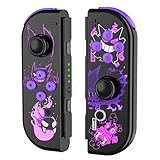 Kipylca Controller für Nintendo Switch, Ersatz Wireless Controller für Switch/Lite/OLED, mit Wake-up/Screenshot/Dual Vibration/Motion-Purple