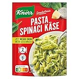 Knorr Spaghetteria Nudel-Fertiggericht Pasta Spinaci Käse leckeres Nudelgericht fertig in 6 Minuten 2 Portionen
