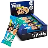 Corny | Protein Crunchy 12er Mix Pack | 30% Eiweiß | Probier Mischkarton 12x45g Mixbox