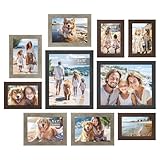 SONGMICS URPF010K03 Bilderrahmen, Collagen-Bilderrahmen, 10 Stück, 20 x 25 cm, 12,7 x 17,8 cm, 10 Stück, 10 Stück