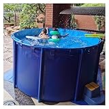 Faltbarer Aquariumfischteich für Zucht und Schwimmbad – Große Kapazität, einfach aufzubauen, langlebiges Design, tragbarer Fischlebensraum