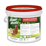 Home Shield Kalkfarbe Hühnerstall Pulver 1,5 kg Eimer, weiß - Schadstofffreies Streichkalk zum Anrühren - Matte, naturweiße Stallfarbe mit hoher Deckkraft für Ställe