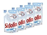 Sidolin Cristal Streifenfrei, Glasreiniger mit Abperl-Effekt, Nachfüllpack (4 x 250 ml)