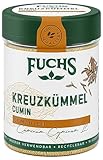 Fuchs Gewürze - Kreuzümmel gemahlen - zum Würzen von Couscous, Hummus und Falafel - natürliche Zutaten - 50 g in wiederverwendbarer, recyclebarer Dose