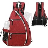 Pickleball Rucksack, verstellbare Tragetasche, Tennisschlägertasche für Pickleball, Tennis, Badminton