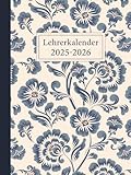 Lehrerkalender 2025 2026: Schulplaner für die Unterrichtsvorbereitung für Lehrerinnen und Lehrer - DIN A4