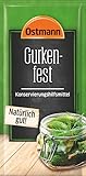 Ostmann Gewürze – Gurkenfest, ideale Konservierungshilfe zum Einmachen von leckeren, haltbaren, sauren Essiggurken im Glas und anderem Gemüse, 15 g