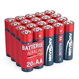 ANSMANN Alkaline Batterie Mignon AA / LR06 1.5V / Longlife Alkalibatterie Sparpaket in einer praktischen Vorratsbox / 20 Stück Spar-Bundle / Ideal für Fernbedienung, Spielzeug, Wecker, etc.