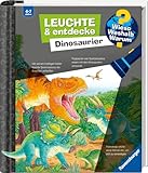 Wieso? Weshalb? Warum? Leuchte und entdecke: Dinosaurier (Sachbuch ab 4 Jahre, Taschenlampen-Buch mit Folien und Klappen)