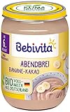 Bebivita Abendbrei Banane-Kakao, 6er Pack