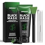 Mitesserentfernungsmaske, Aktivkohle Peel-Off Maskenset,...