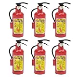 Amasawa 6 Stück Feuerlöscher Wasserpistole, Feuerlöscher Spielzeug, Mini Spray Kinder im Freien Wasser Strand Spielzeug für Kinder Geschenke