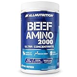 ALLNUTRITION Beef Amino 2000 - Rindfleischprotein-Hydrolysat-Kapseln - Protein Isolat - Rinderprotein Beef Protein - Muskelaufbau nach Training - Beef Protein Isolate für Profisportler - 300 Kapseln