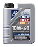 LIQUI MOLY MoS2 Leichtlauf 10W-40 | 1 L | teilsynthetisches Motoröl | Art.-Nr.: 1091, farblos