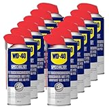 WD-40 Specialist Trockenschmierspray Smart Straw 12x400 ml – Präzise Anwendung mit klappbarem Sprührohr, reduziert Reibung und Verschleiß, trocknet schnell, schmutzresistent, farblos, 360°-Ventil