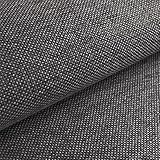 HEKO PANELS Stoff Meterware Polsterstoff Meterware - Polyester Möbelstoff Meterware für Sofa Sessel und Stuhl - Grau