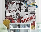 Sunny Decor - Disney - Fototapete MICKEYS ESCAPE - 184 x 254 cm - Tapete, Wand Dekoration, Donald Duck, Comic - SD421