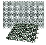 BigDean 24x Rasengitter Paddockplatte 50x50 cm Rasenmatten Rasenwaben Kiesgitter Parkplatzrasen 6 m²