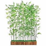 Realistischer künstlicher Bambusbaum, perfekt für Innen- und Außenbereich, DIY-Projekte und zur Verschönerung von Garten, Terrasse, Restaurant, Ladenlandschaftsbau