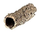 Korkröhre, Korktunnel, Natürlicher Korkschlauch, 50-60cm lang, Innendurchmesser 15-20 cm, Terrariumdeko, Versteckmöglichkeit, Deko