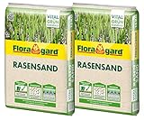 Floragard Rasen-Sand 2x15 kg für 20 m² • Rasenpflege •...