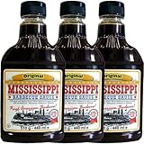 Mississippi Barbecue Sauce 'Original' 3 x 440ml (Grill-Sauce)