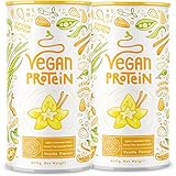 Veganes Proteinpulver - 1200g Vanille Eiweißpulver - 22g...