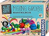 Kosmos 604431 AllesKönnerKiste Meine große Bastelbox, Bastel-Set, Bastelsets für Kinder, Bastelmaterial, Bastelzubehör, Bastelbedarf, Basteln für Kinder ab 6 Jahren
